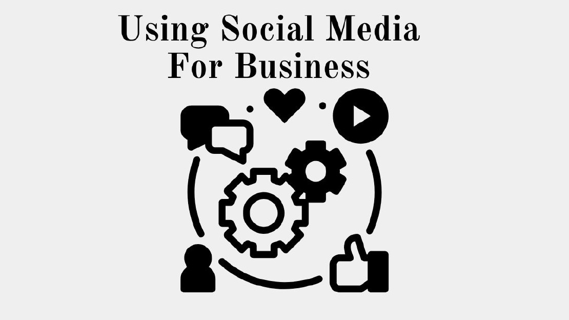 Play Button, Use Social Media for Business Concept.